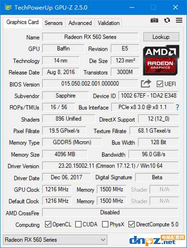 蓝宝石RX 560D显卡怎么样，RX 560D性能评测