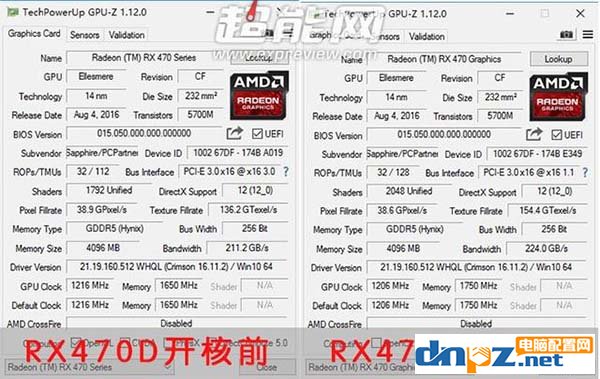 rx470D开核