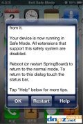 苹果手机总是出现exit safe mode的解决方法