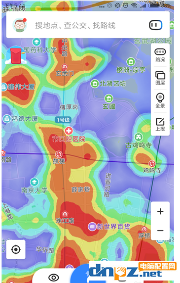 百度地图的热力图怎么使用？