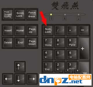 电脑如何设置开机就打开NumberLock数字锁定键？
