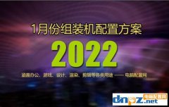 2022年1月组装组装电脑配置单推荐及显