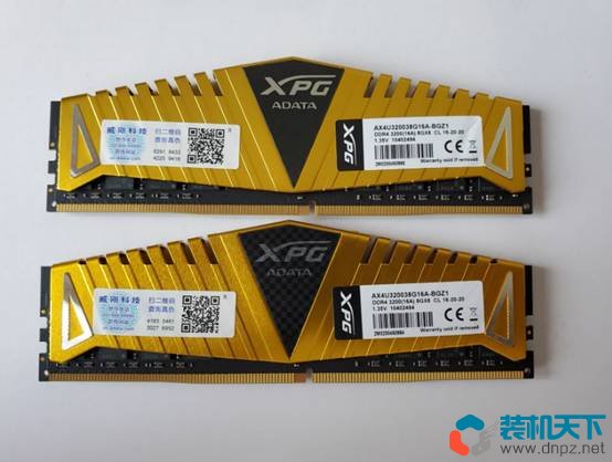 威刚XPG 8G*2 3200 DDR4